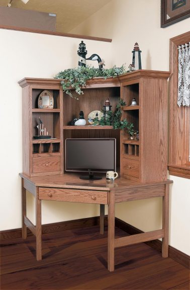 Fk Corner Desk Unit Amish Furniture Barn Loveland Co